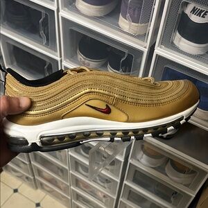 Nike Air Max 97 Metallic Gold Sneakers